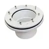 Saída de Dreno Inferior para Tanques de Peixes e Camarões, Rede de Filtro para Tanque de Peixes, Saída de Água, Dreno de Piscina de Cimento com Tubo Removível para Evitar Fugas e Entupimentos