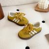 Sapatos de Treino Moral Infantil de Primavera 2025 Novos Sapatos de Menina Estilo Coreano Sapatos Brancos Sapatos Esportivos Sapatos Casuais de Menino