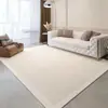 Alfombra Sencilla para Sala de Estar Resistente a la Suciedad Fácil de Cuidar Transfronteriza Antideslizante Cobertura Total Alfombra para Sofá y Mesa de Café Alfombra Avanzada de Terciopelo de Cristal