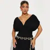 Corrente de Cintura Transfronteiriça Europeia e Americana, Corrente de Cintura de Vestido Elegante de Metal Vazado Borboleta Camada Única, Corrente de Cintura Versátil Flor Borboleta para Mulheres