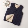 Ropa escolar para niños, pantalones de algodón, pantalones cálidos para niños y niñas, forro de ropa acolchado de algodón, chaleco de lana y seda, chaqueta, pantalones, traje