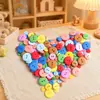 Botones de resina de dos ojales transfronterizos para pintura DIY infantil, adecuados para ropa infantil, prendas de abrigo, camisas y suéteres