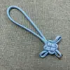5.0 Cordão Redondo de Poliéster Padrão Tecido à Mão Cordão para Crachá Cordão para Boneco Brinquedo Pingente Grande de Acrílico diy