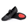 Parte superior de cuero con zapatos de práctica de tacón suela de cuero genuino zapatos de ballet suela blanda zapatos de baile danza china danza del vientre zapatos de suela de goma