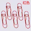 Clip para Bolígrafo Colorido Pequeño en Forma de Corazón, Clip Metálico Grande para Papel, Portalápices, Colgador de Bolígrafos, Accesorios para Cuadernos, Superventas Transfronterizo