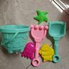 Herramientas de Juego de Arena Engrosadas Juguetes para Niños Venta al por Mayor Juego de Pala de Playa Pala de Arena para Bebé Suministro para Puesto de Mercado Nocturno de Parque