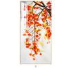 Caqui Ruyi pintura decorativa para pasillo estilo chino nuevo pasillo de entrada mural moderno minimalista para el hogar pintura colgante de porcelana de cristal