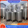 Tanque de mistura de aço inoxidável de 2 T Tambor de mistura de líquido de aço inoxidável 304 Tanque de mistura elétrico aquecido para fertilizante líquido de 5 T