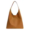 Bolsa de Palha Tecida de Luxo para Mulheres, Novo Estilo Outono 2025 Bolsa de Ombro para Sobrancelha, Bolsa Tote Casual para o Dia a Dia