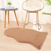 Tapete de pelo de coelho, espessado e antiderrapante, tapete decorativo para hotéis e pousadas, tapete para imóveis de aluguel, tapete de sofá, sala de estar, quarto, cabeceira da cama