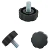 Tornillo de ajuste M8, tornillo de ajuste M6, mango Torx, tornillo de apriete manual, tornillo con punta de goma, mango en forma de estrella