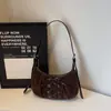Elegante Bolso Cruzado con Lazo para Mujer, Diseño de Nicho de Alta Gama, Hombro Único Axila Moda Tendencia Bolso de Media Luna