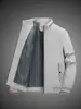Chaqueta de Trabajo de Otoño con Solapas para Hombre, Abrigo Casual Holgado, Top de Moda Versátil Adelgazante, Estilo de Moda Tendencia