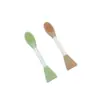 Cepillo para Mascarilla de Silicona con Mango de ABS de Doble Cabeza, Palillo Mezclador de Silicona, Herramienta para Mascarilla, Cuchara para Mascarilla, Palillo para Crema Facial, Palillo Mezclador