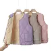 Chaleco ligero con forro de polar para mujer, nuevo estilo otoño/invierno, corte entallado, cálido y ajustado, perfecto como capa interior o chaleco independiente