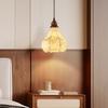 Lámpara Colgante de Tela para Mesita de Noche, Lámpara Colgante de Estilo Antiguo, Lámpara Colgante Estilo Wabi-Sabi Japonés para Restaurante, Diseñador Nuevo Estilo Pasillo Dormitorio