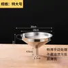 Hogar 304 Embudo Fugas de Aceite Acero Inoxidable Fugas de Vino Aceite con Filtro de Malla Cocina Filtro Residuo Tamaño Grande pequeño Embudo de Aceite