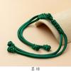 Hengmei A Botón de Cheongsam Botón de una palabra Borla Trenza de Cristal Botón Accesorios de Botón Tejidos a Mano Chinos