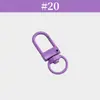 Hebilla de Puerta Giratoria Pintada de Colores Colgante de Joyería DIY Llavero de Metal para Equipaje Accesorio para Muñeca Venta al por Mayor