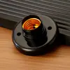 Portalámparas Redondo de Montaje Superficial E27 de Rosca PP Plástico Nuevo Retardante de Llama Prueba de Envejecimiento a Alta Temperatura Accesorios de Iluminación Venta al por Mayor