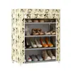 Zapatero sencillo, gabinete de almacenamiento multicapa a prueba de polvo para el hogar, para entrada interior, dormitorio, vivienda de alquiler, gabinete robusto para la entrada