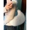 Bolsa Peluda de Luxo para Mulheres 2026 Nova Tendência Fashion Versátil Bolsa de Mão Bolsa de Axila de Pelúcia Bolsa de Ombro Único
