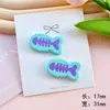 Accesorios para Peces Acrílicos DIY Pinzas para el Cabello Hueso de Pescado Materiales de Parche Hechos a Mano Pegamento Cremoso Funda de Teléfono Decoración de Zapatos Materiales para Zapatos