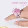 Cepillo Pre-Tratamiento Manicura Pata de Gato Estilo Anillo, Fino y Suave, No Lastima las Manos, Herramienta para Salón de Uñas Limpieza del Borde del Surco de la Uña