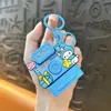 Llavero Creativo de Cámara Instantánea de Dibujos Animados Divertido Alivio del Estrés Juguete para Estudiantes Colgante Pequeño Máquina de Garra Regalo Pequeño Venta al por Mayor