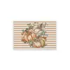 Tapete de Mesa de Linho Novo Outono Transfronteiriço da Amazon Estampa Floral de Abóbora de Ação de Graças Isolamento Térmico para Mesa de Jantar