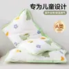 Almohada de Algodón para Niños Protege la Columna Cervical y Ayuda a Dormir, Núcleo de Almohada Pequeño de Algodón Puro para Niños Menores de 6 Años, Tipo A, Especialmente Diseñada para que Duerman los Bebés