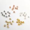 Preserva Cor 18K Contas a Laser Flor de Carro Contas de Flor Pulseira Contas DIY Acessórios de Joia Material Colar Contas Espaçadoras Disco Facetadas