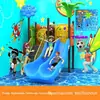 Tobogán grande para interiores, parque, sitio comunitario, equipo recreativo, tobogán combinado para jardín de infantes, fabricantes de plástico pequeños médicos