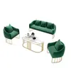 Sofá Combinado de Tela Nórdica de Lujo Ligero Salón de Belleza Fotografía de Bodas Sala de Exposiciones Área de Recepción y Negociación Cabina de Mesa y Silla para Ocio
