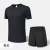 Traje de secado rápido para correr para hombre, verano, exterior, carrera matutina, carrera nocturna, fitness de ocio, baloncesto, un conjunto de traje de entrenamiento