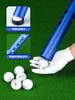 Recogedor de pelotas de golf, recogedor de pelotas de aluminio con capacidad para 20 pelotas y una ventana de visualización, recogedor de pelotas desmontable de dos secciones
