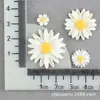 Patch Flor de Cola Cremosa Material Flor Resina Acessórios Margarida Pequena Buraco de Sol Sapatos Capa de Celular Acessórios de Cabelo DIY