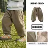 Calça casual longa masculina estilo europeu, forrada com fleece e espessa, novidade inverno 2026 em roupas infantis, agasalho de inverno para bebê, fleece austríaco
