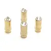 Conector Hembra Estéreo de 2.5mm Diámetro Exterior 8.0mm Conector Hembra de Audio de 2.5mm Conector Hembra Estéreo Dorado de 2.5mm