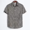 Nueva Camisa Hawaiana de Manga Corta Estampada de Verano para Hombre, Casual y Elegante
