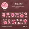 Fita Dia Bonito Série Jardim Pequeno Ins Diário de Flores Adesivos Decorativos em Laço DIY 6 Designs