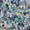 Cuentas esmaltadas de colores en oferta, cuentas sueltas, material para pulseras de bricolaje, cuentas esmaltadas, cuentas redondas, horquillas, joyería