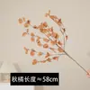 Planta verde decorativa artificial de eucalipto PE, folha única, 36 folhas, arranjo de folha de dinheiro, arte floral, bola decorativa, buquê de crisântemos, folhas de eucalipto