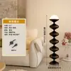 Lámpara de Pie Decorativa Calabaza Artística Vintage Nórdica Lámpara Simple para Sala de Estar Dormitorio Esquina del Sofá Mueble de TV