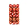 Decoraciones navideñas transfronterizas, bolas galvanizadas, adornos para árbol de Navidad, bolas colgantes, bolas de Navidad de 3 cm - 36 uds.