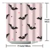 Cortina de Chuveiro Halloween Fantasma Abóbora Amazon Casa Impermeável e à Prova de Mofo Cortina de Chuveiro Divisória de Banheiro Cortina de Chuveiro