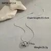 Venta Directa Transfronteriza Europea y Americana Ins Estilo Fresco Geométrico Acero de Titanio Collar No se Desvanece Nicho Gama Alta Acero Inoxidable Collar