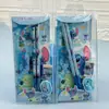 Set de Lápices Stitch Stitch Lilo y Stitch Lápiz Regla Borrador Sacapuntas Bolsa de Lápices con Cremallera Set