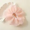 Elástico de Cabelo Renda Retro Francês Grande Intestino Rede Elegante Doce Estilo Ballet Corda de Cabelo Corda de Cabelo Acessórios de Cabelo para Mulheres
