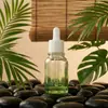 Frasco Dispenser de Líquido Essencial Xinmei 30ml, Frasco Dispenser de Vidro Transparente para Cosméticos, Frasco Vazio de Parede Grossa Universal com Fundo Espesso para Óleo Essencial